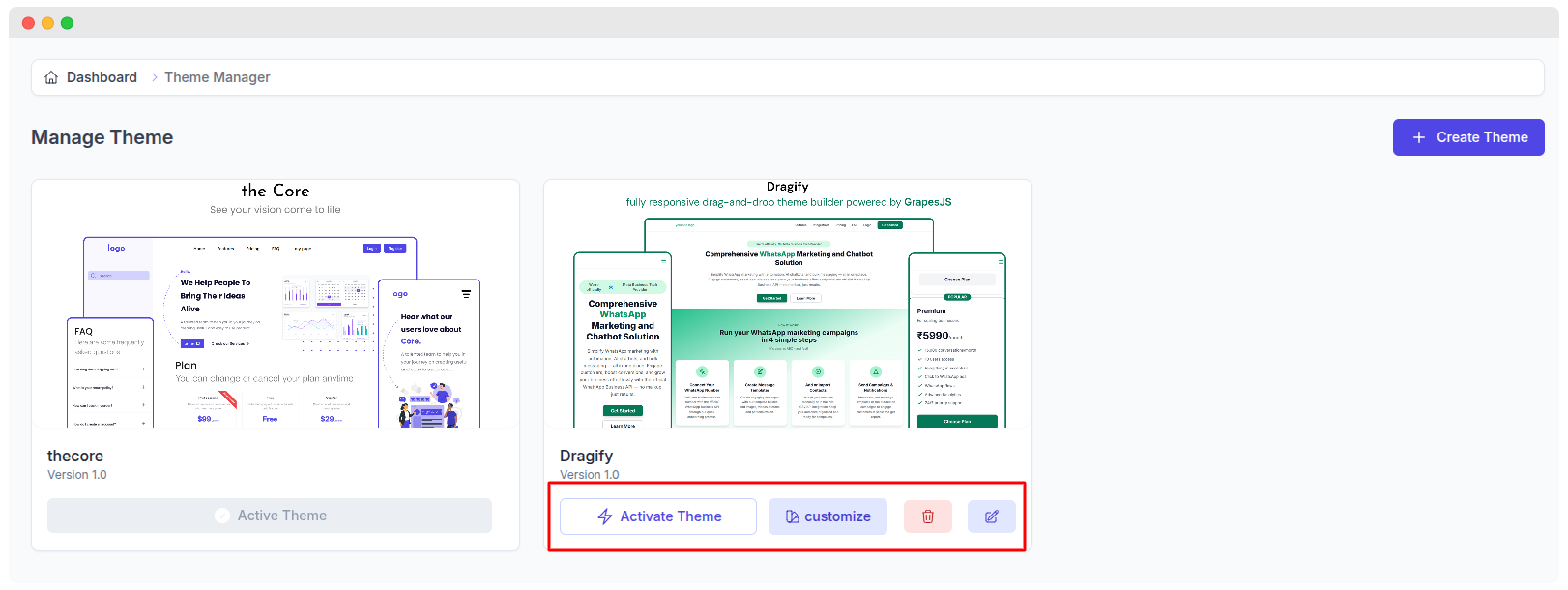 Published Landing Page Preview