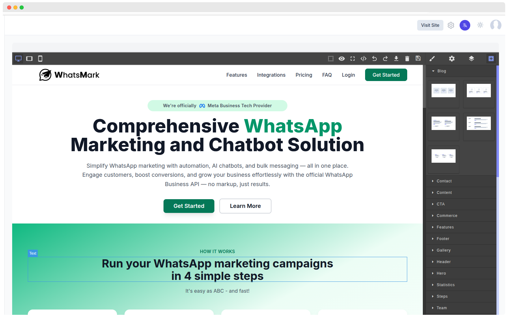 Published Landing Page Preview